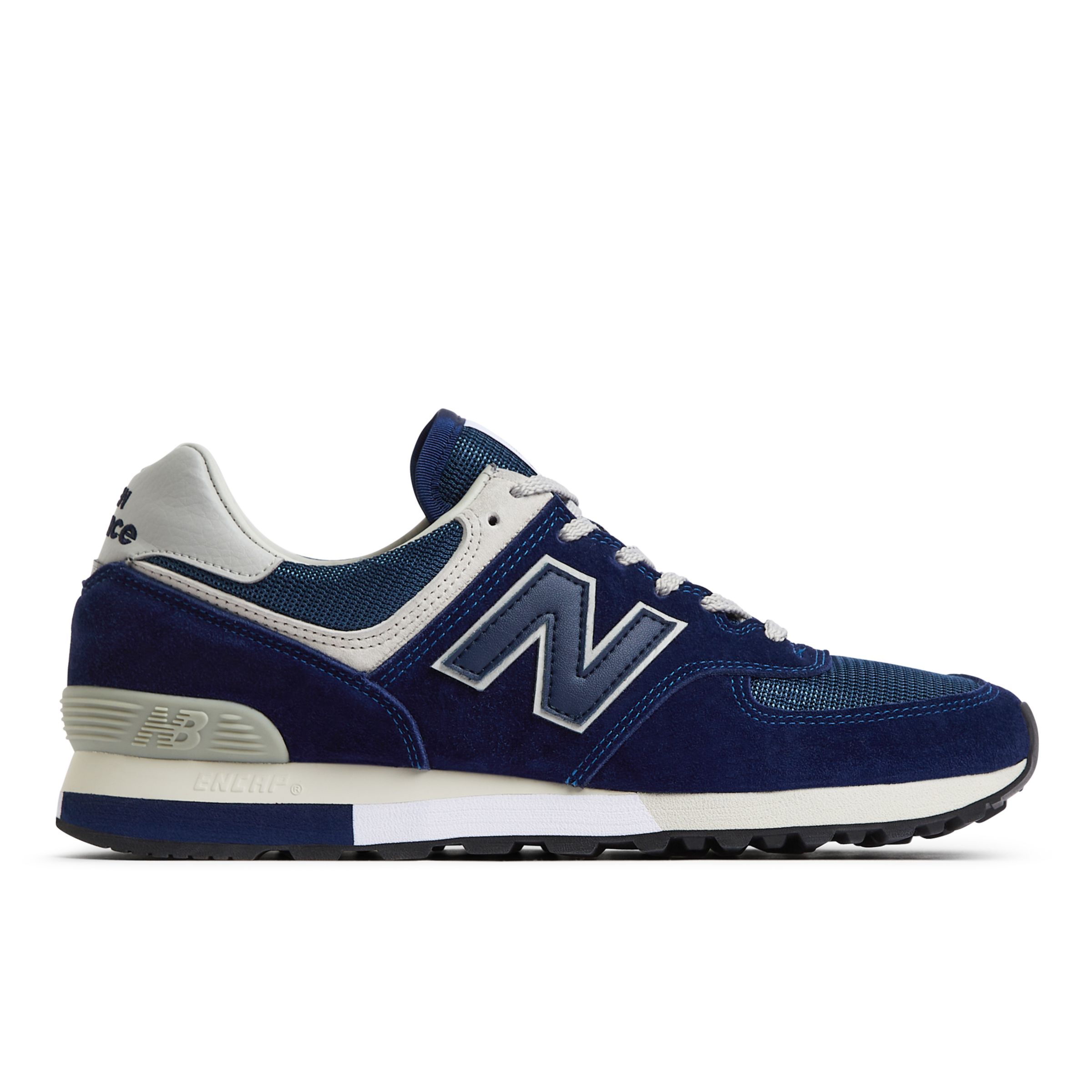 New Balance Unisex MADE in UK 576 35th Anniversary in Blue/Grey Suede/Mesh, size 7