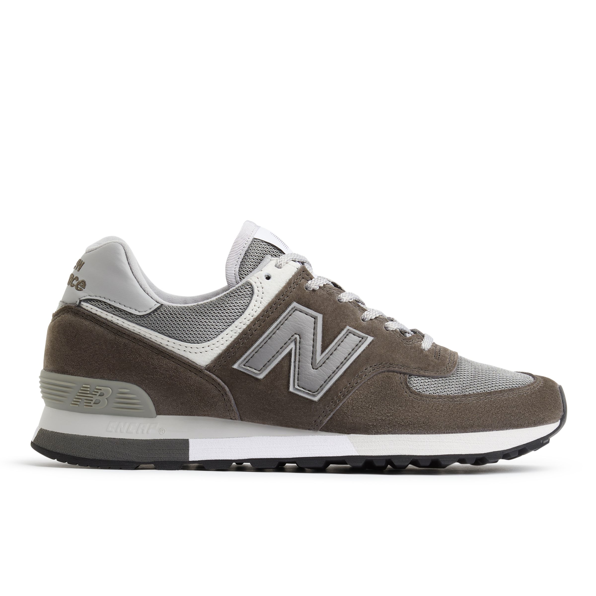 New Balance Unisex MADE in UK 576 in Grey/White Suede/Mesh, size 8