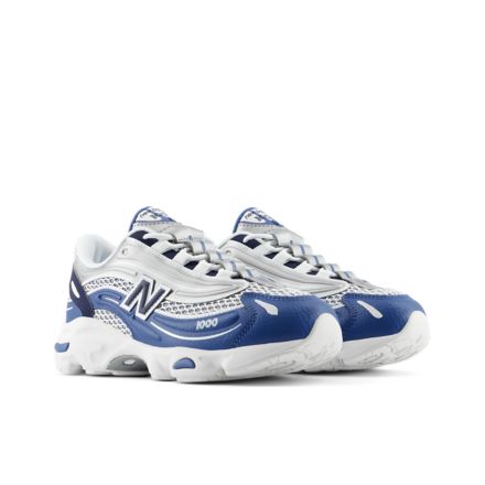 1000 Bungee Lace, FADED TEAL with NB 103 WHITE, P10001KV