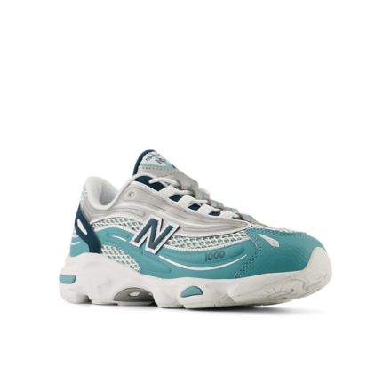 1000 Bungee Lace, لون أزرق مخضر باهت with NB 103 أبيض, P100079S