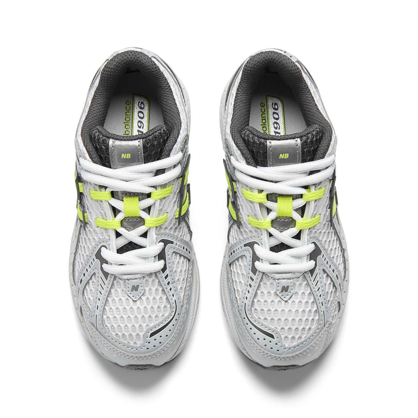 Детские кроссовки New Balance 1906 Lace, цвет: Чёрный / Зелёный — фото 4