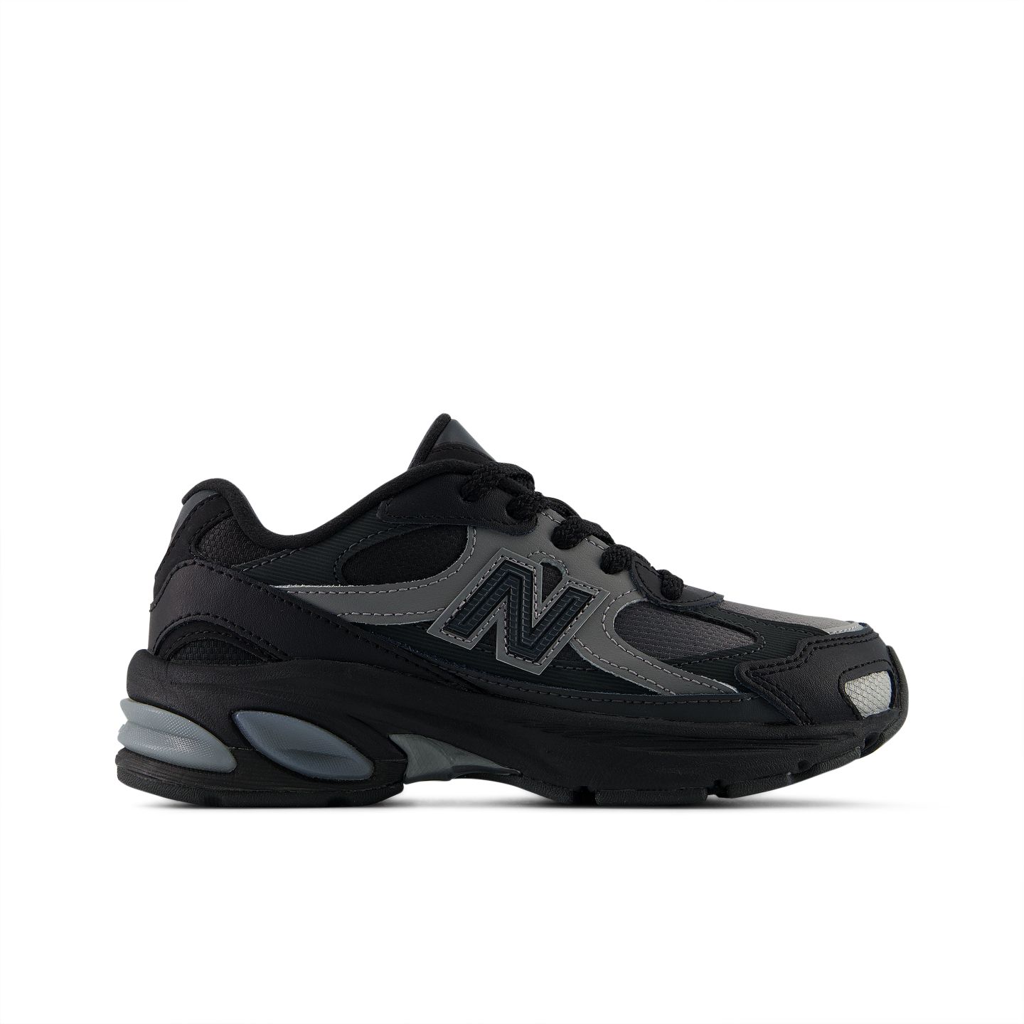 Детские кроссовки New Balance 2010 Lace, цвет: Чёрный / Серый — фото 1