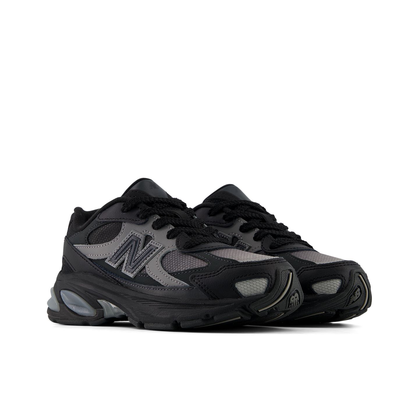 Детские кроссовки New Balance 2010 Lace, цвет: Чёрный / Серый — фото 2