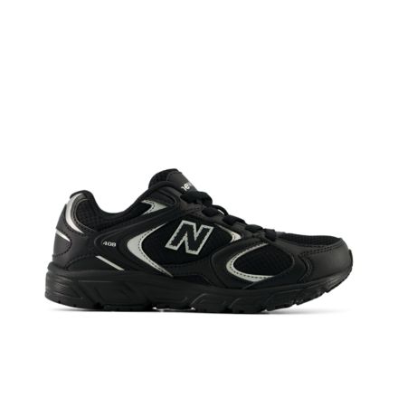 408 Bungee Lace, BLACK with SILVER METALLIC, P4088PY