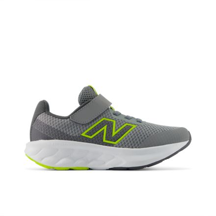 520 Bungee Lace w/ H&L, GREY MATTER with SLATE GREY with ALKALINE GREEN, P5205WQ