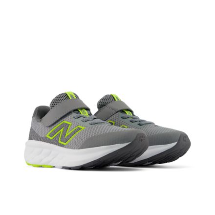 520 Bungee Lace w/ H&L, GREY MATTER with SLATE GREY with ALKALINE GREEN, P5205WQ