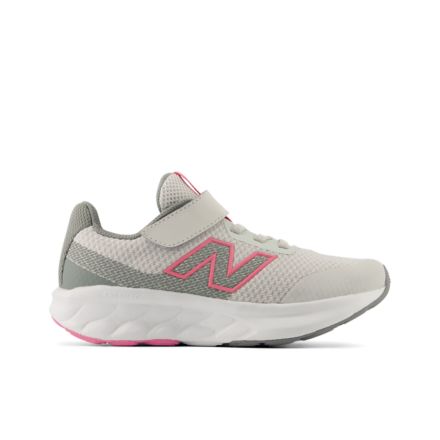 520 Bungee Lace w/ H&L, GREY MATTER with SIGNAL PINK, P52097B