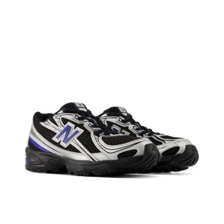 740 BUNGEE LACE, BLACK with TEAM ROYAL, P7408I0