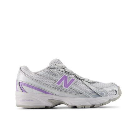 740 BUNGEE LACE, WHITE with LILAC GLO, P7408V0