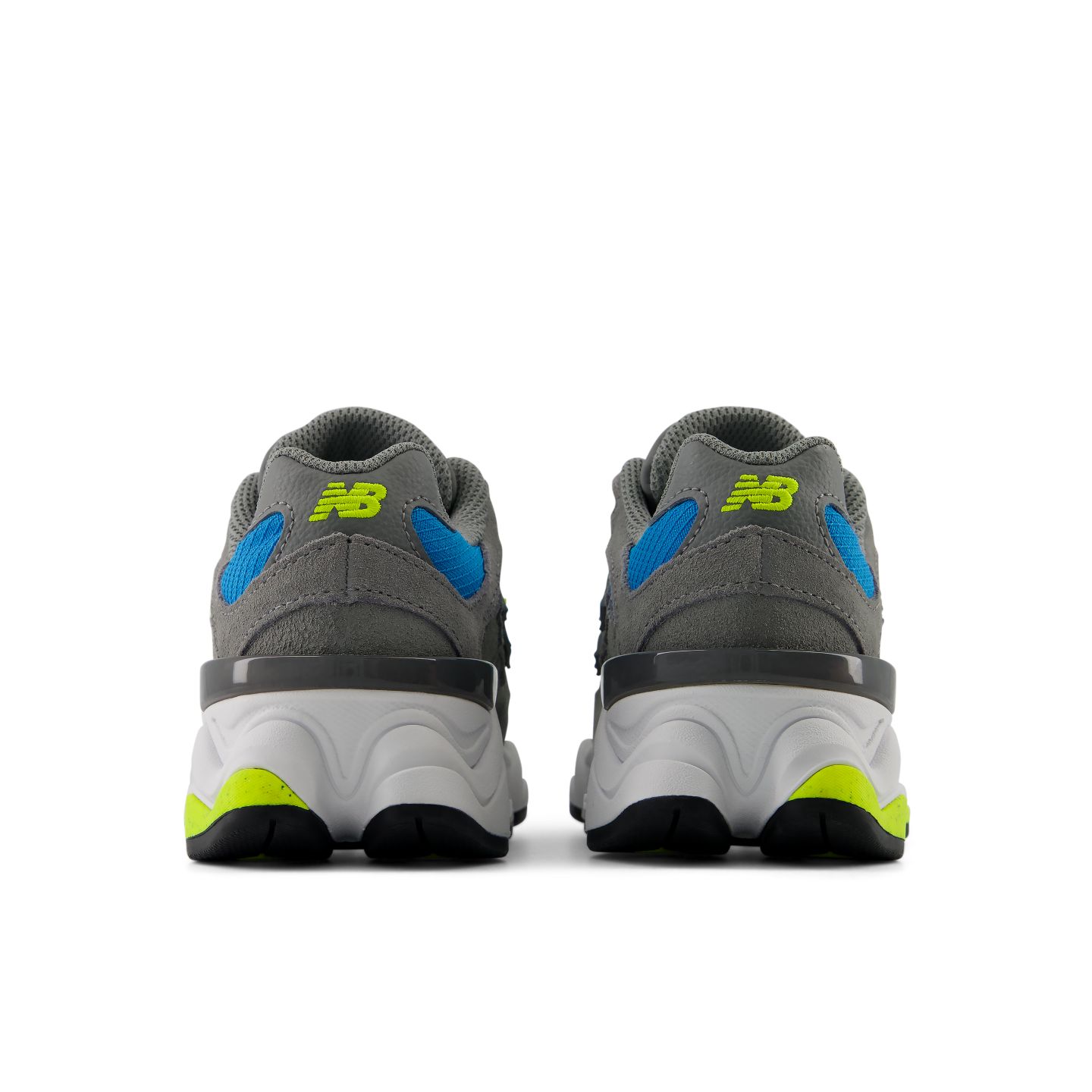 Детские кроссовки New Balance 9060 Lace, цвет: Зелёный / Серый — фото 4