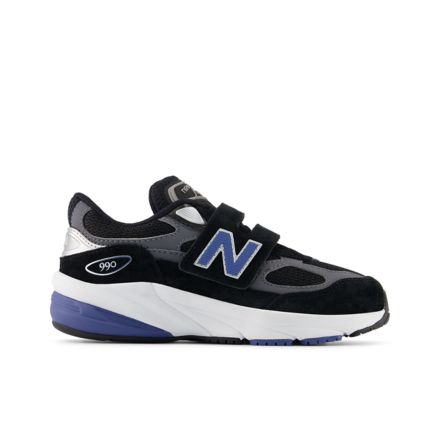 990v6 Hook and Loop, BLACK with MAGIC BLUE, P99045W