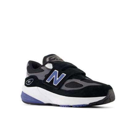 990v6 Hook and Loop, BLACK with MAGIC BLUE, P99045W