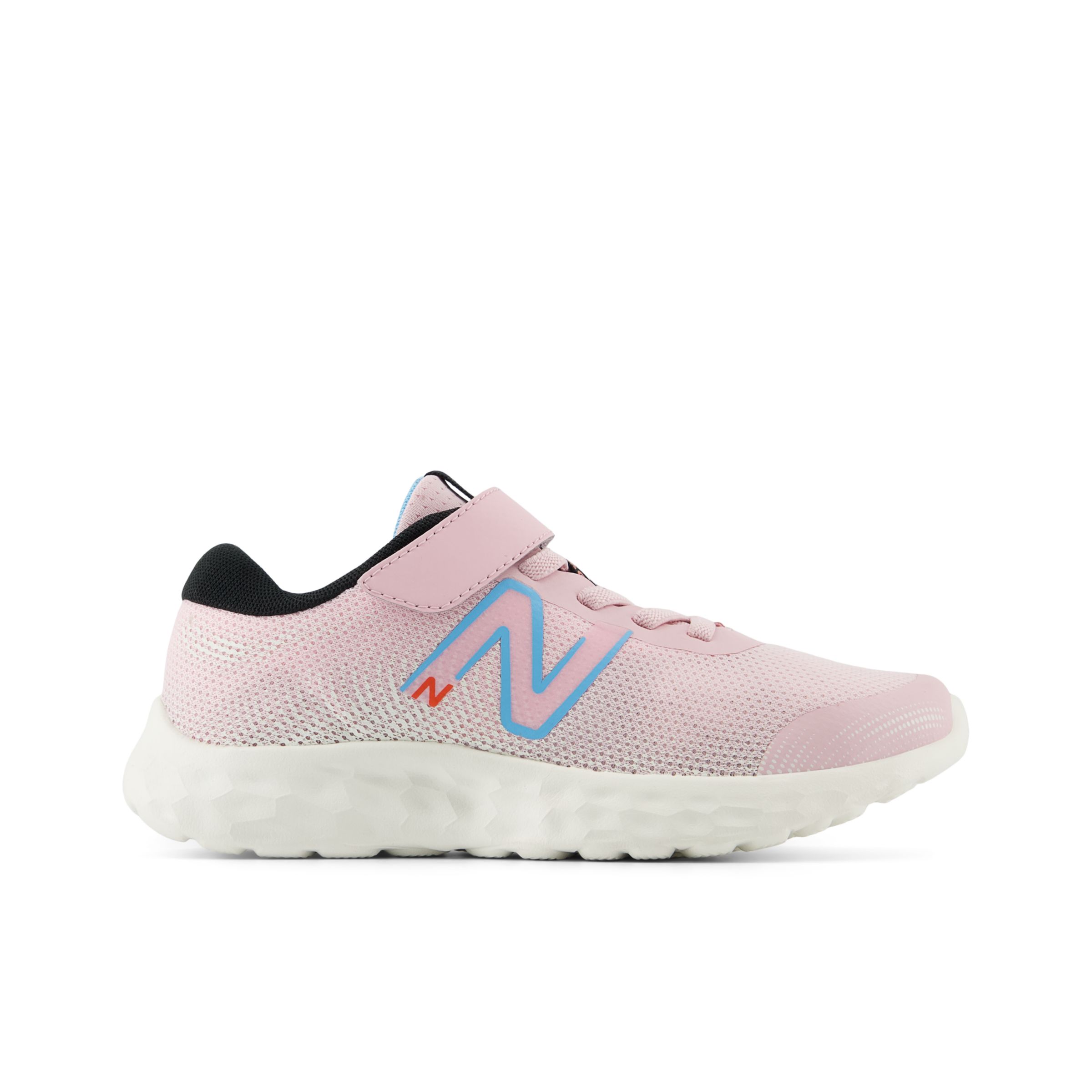 New Balance Kinder 520v8 Bungee Lace in Rosa/Blau/Schwarz