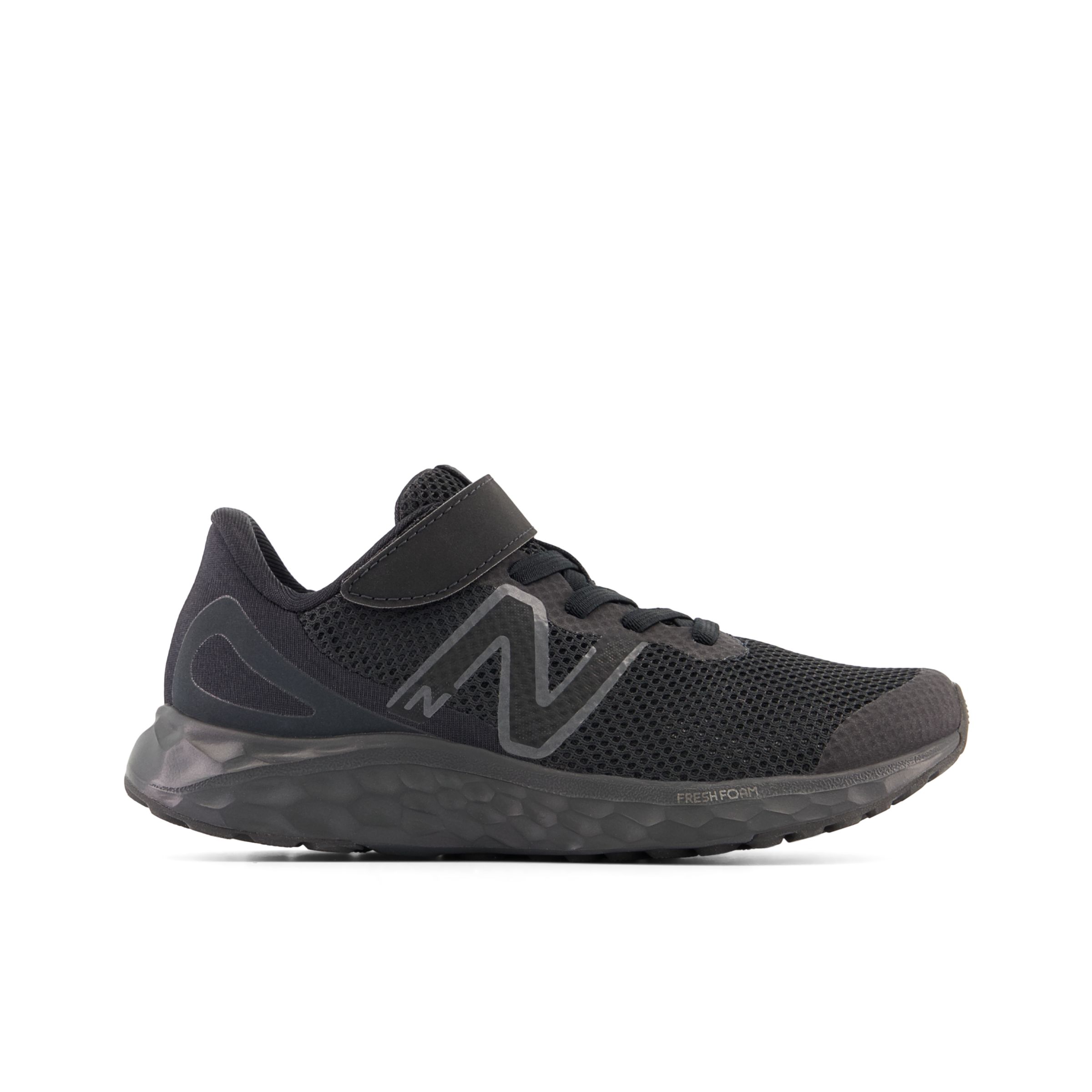 

New Balance Enfant Fresh Foam Arishi v4 Bungee Lace with Top Strap en Noir, Synthetic, Taille 28