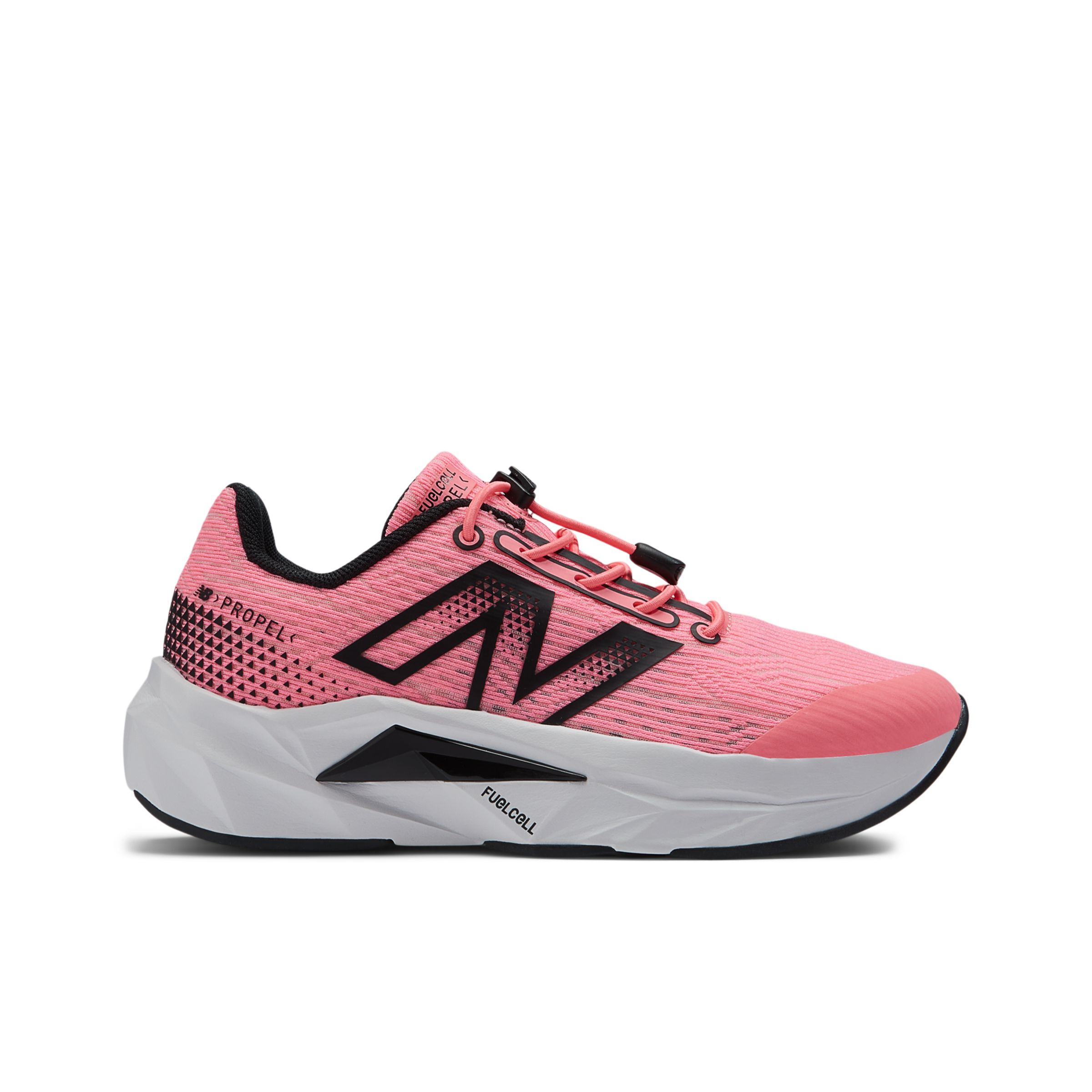 

New Balance Kids' Propel Bungee Lace w/ Toggle Pink/Black - Pink/Black