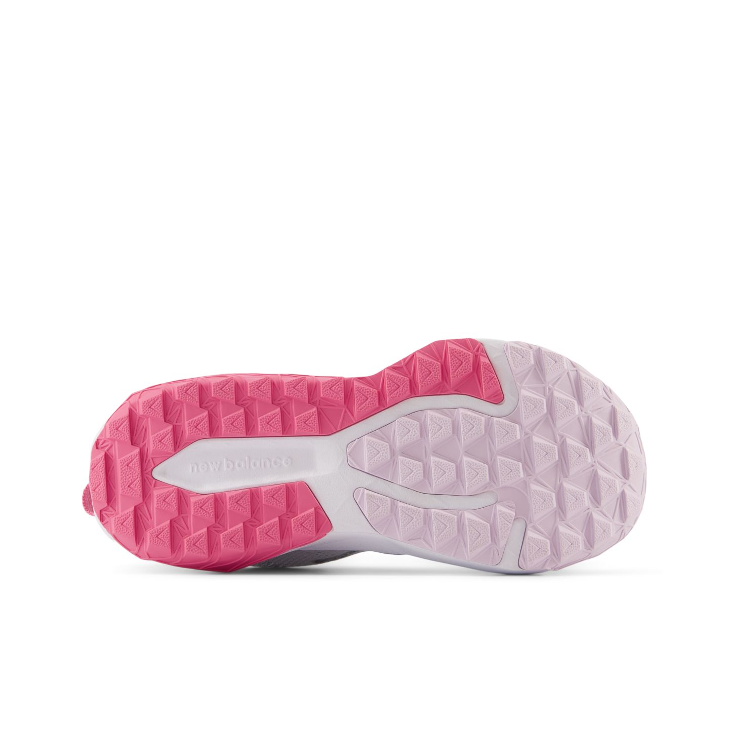 Обувь New Balance Nitrel Bungee Lace with Top Strap для детей, цвет: Серый / Розовый — фото 4
