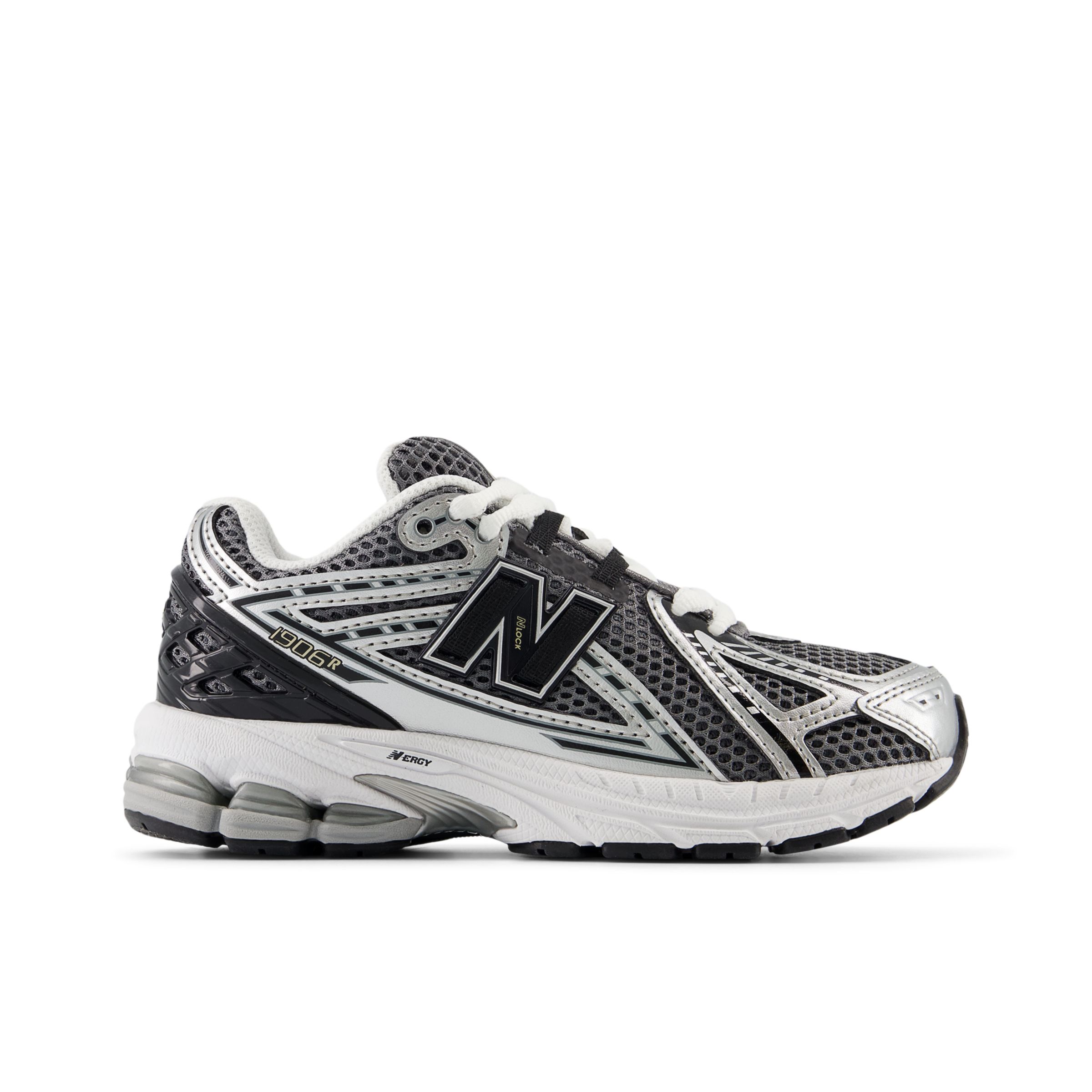 

New Balance Kids' 1906 Lace Grey/Black - Grey/Black