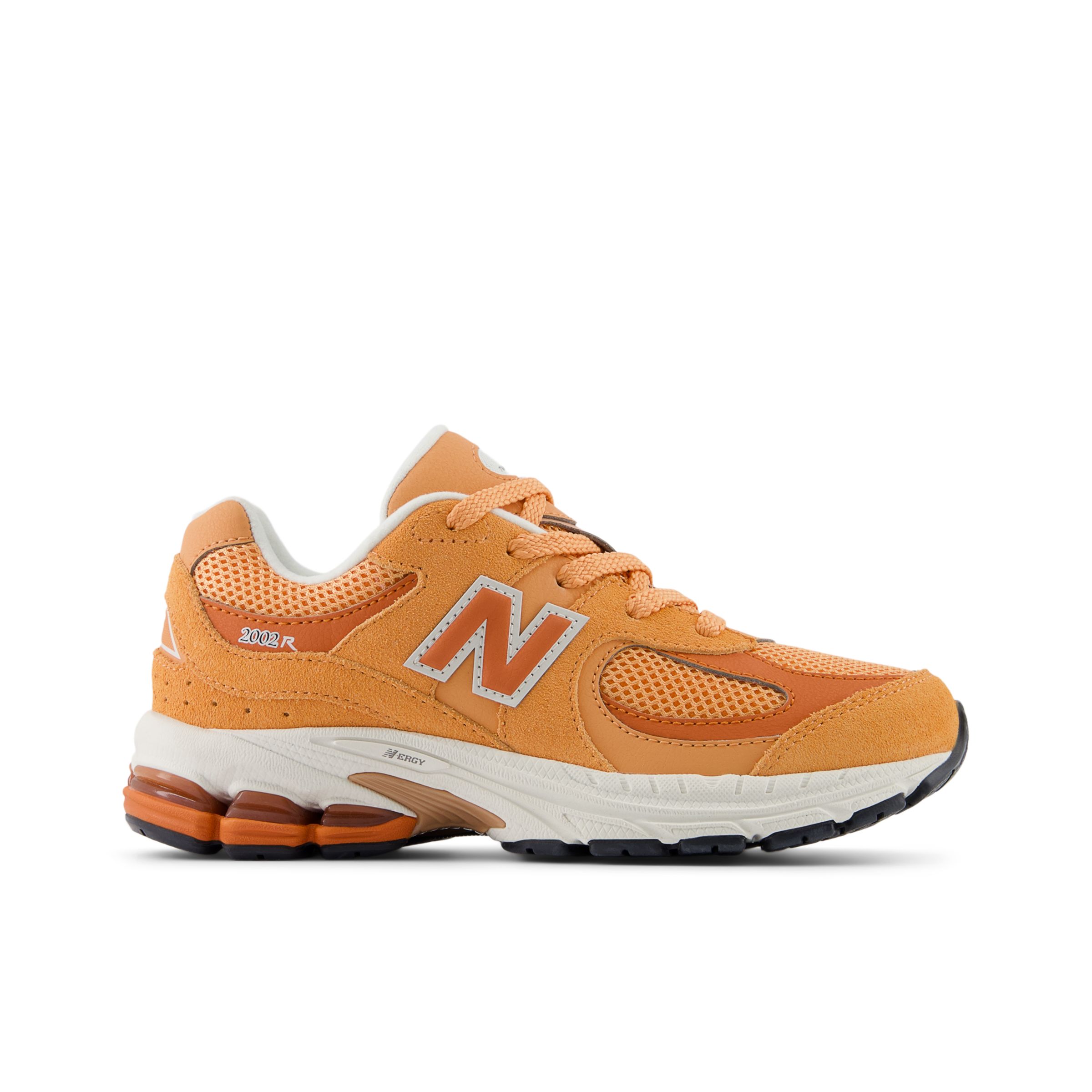 

New Balance Kids' 2002 Brown/Orange/White - Brown/Orange/White