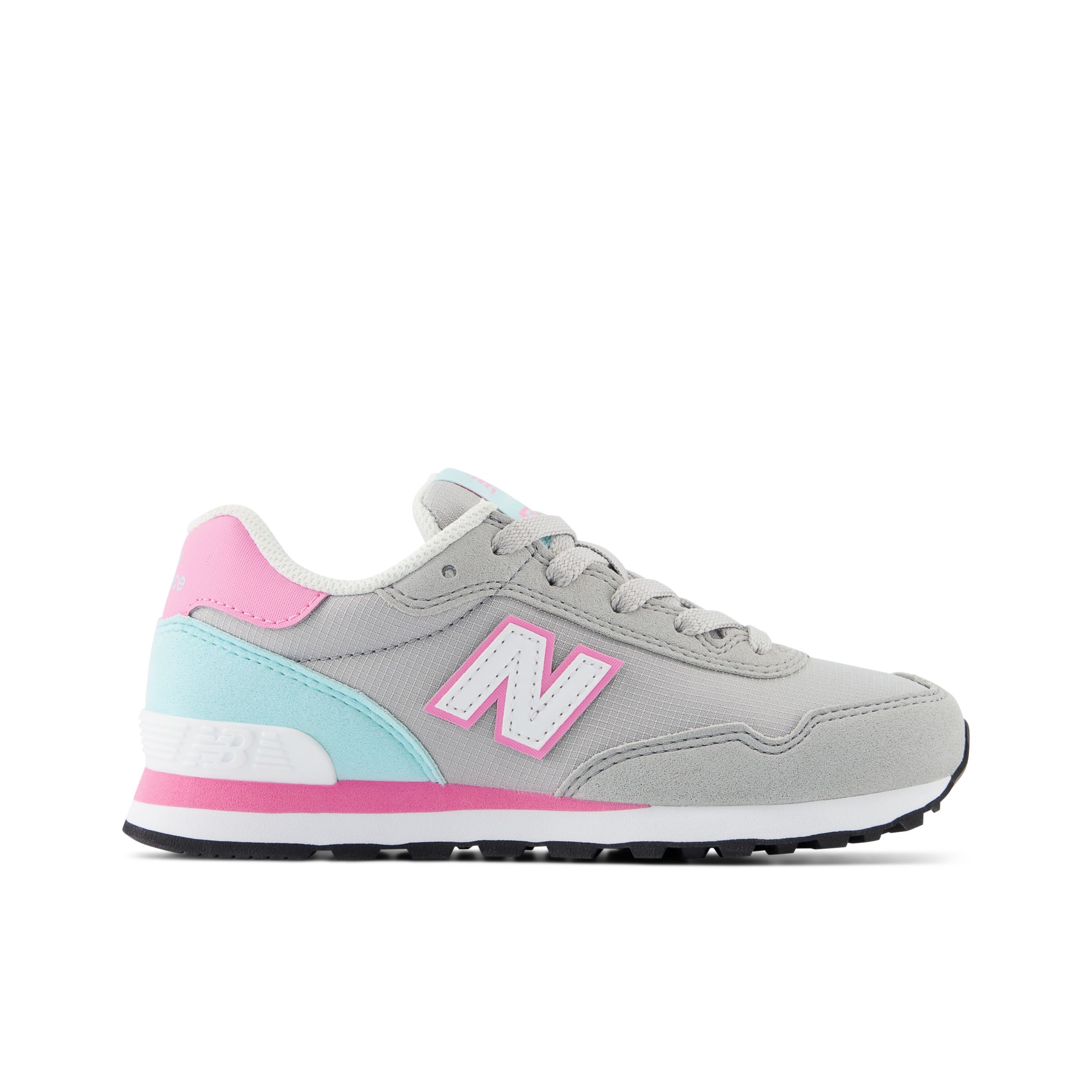 

New Balance Kids' 515 Grey/Pink/Blue - Grey/Pink/Blue