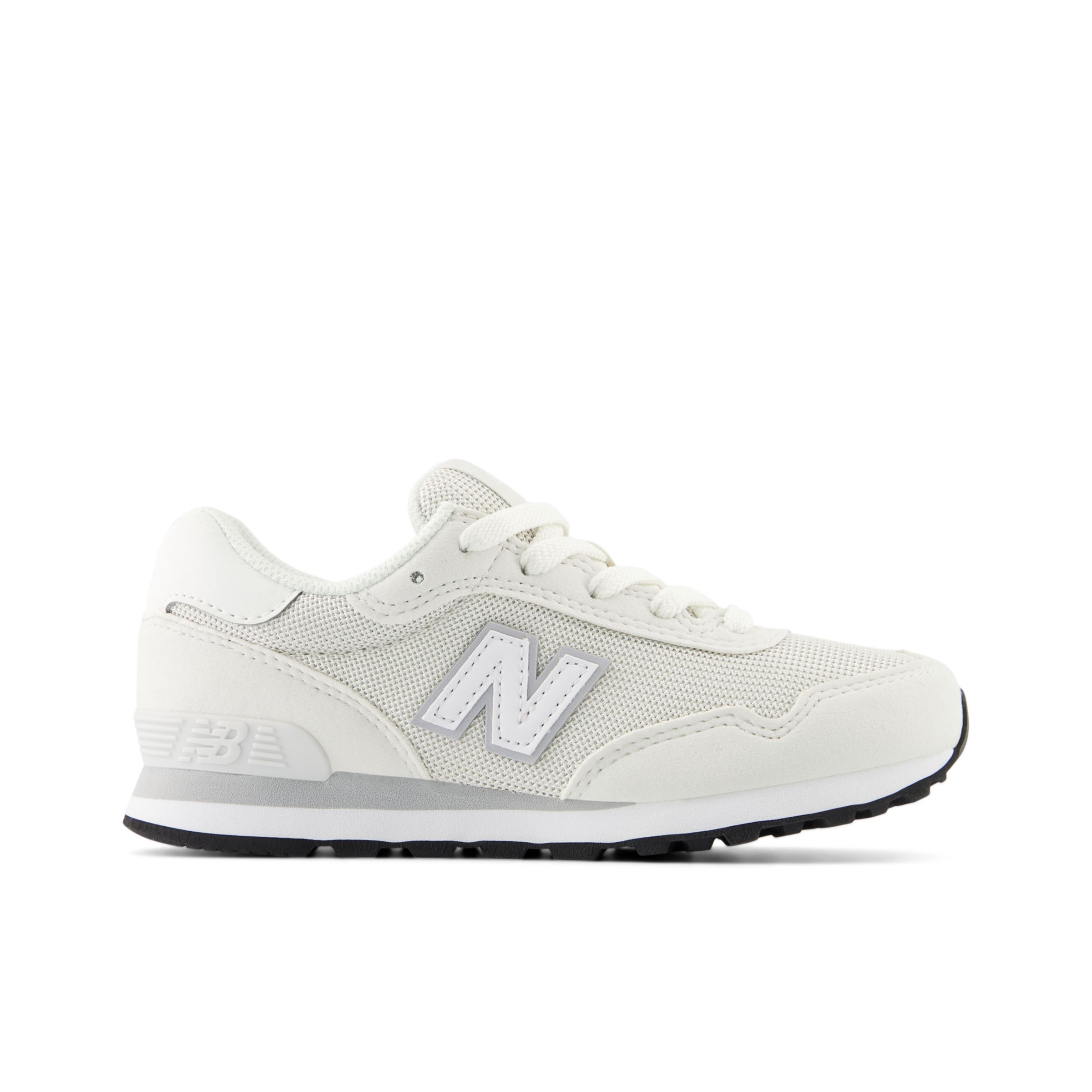 

New Balance Kids' 515 Lace Grey/White - Grey/White