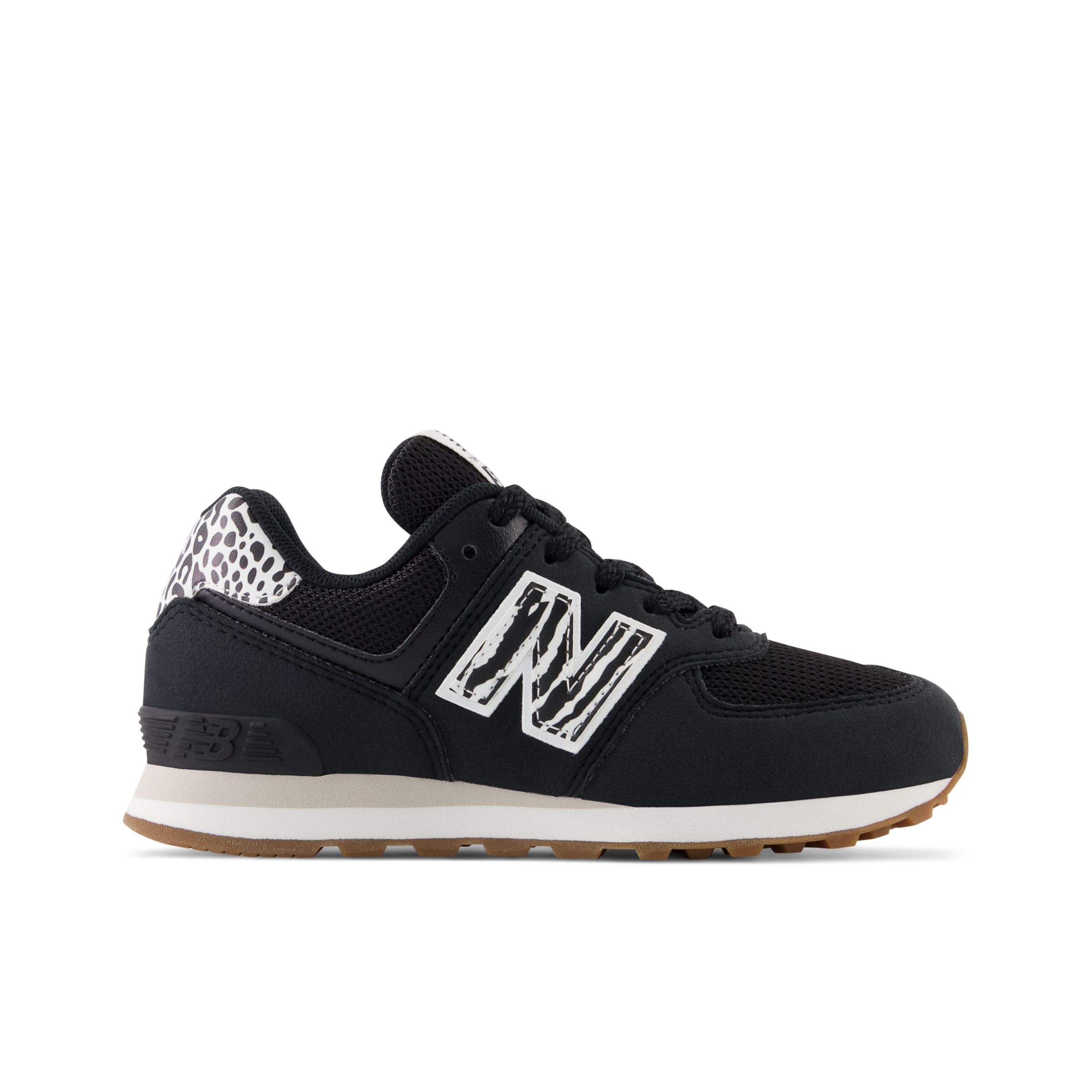 

New Balance Kids' 574 Black/White - Black/White