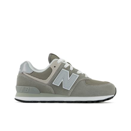 New Balance Kids Gray 574 Core Sneakers