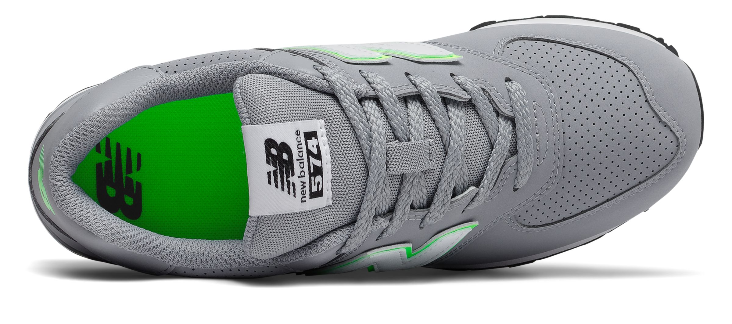 new balance 574 energy lime