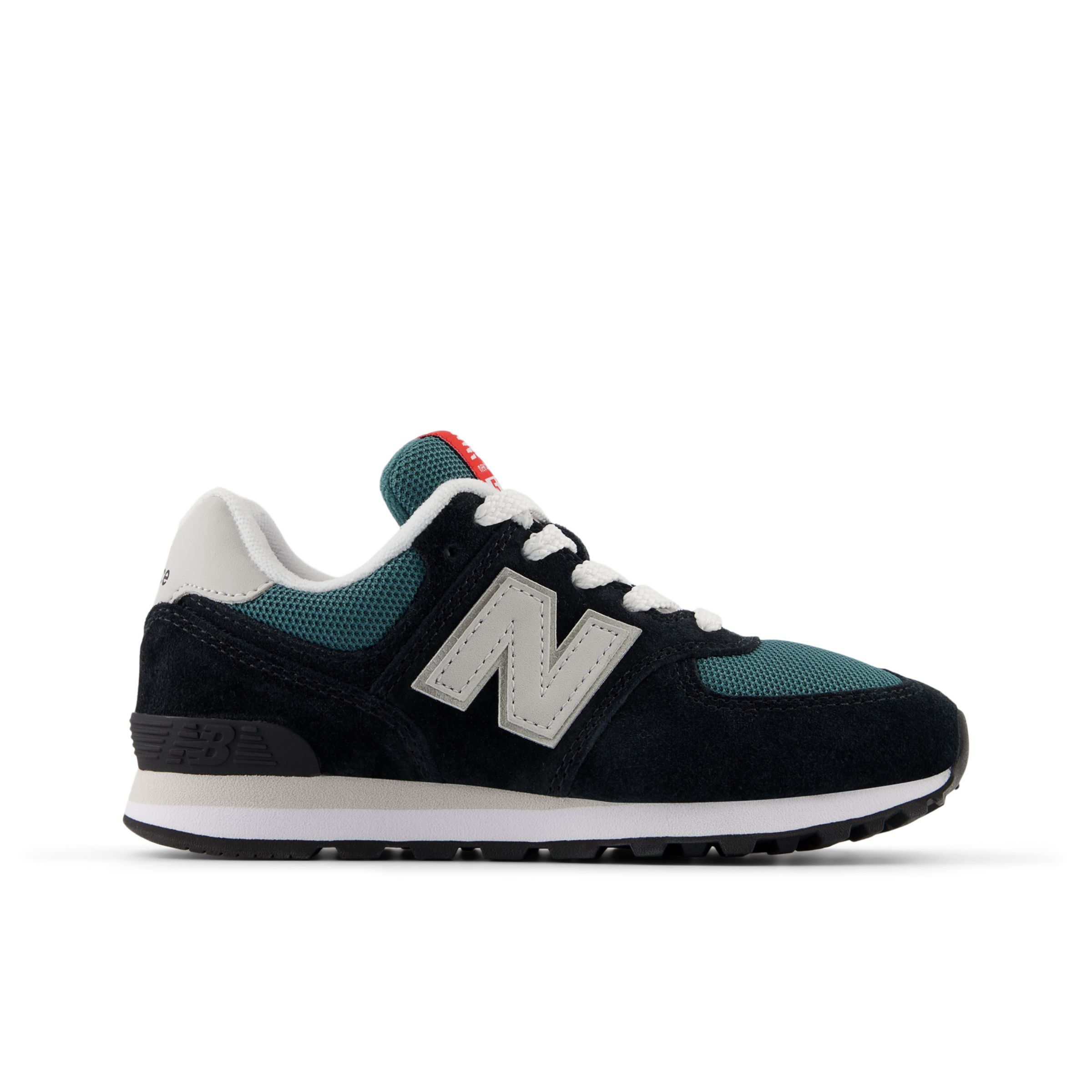 

New Balance Kids' 574 Black/Green - Black/Green