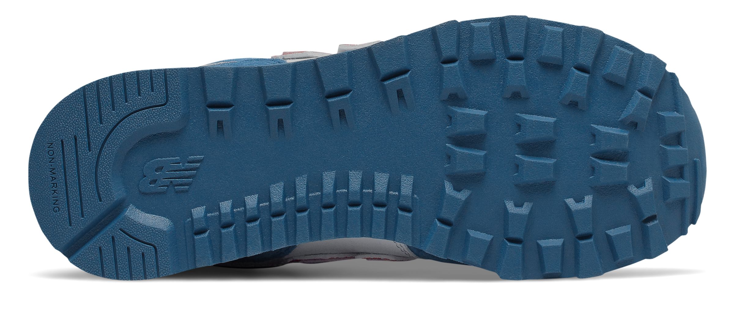 new balance 574 mako blue with toro red