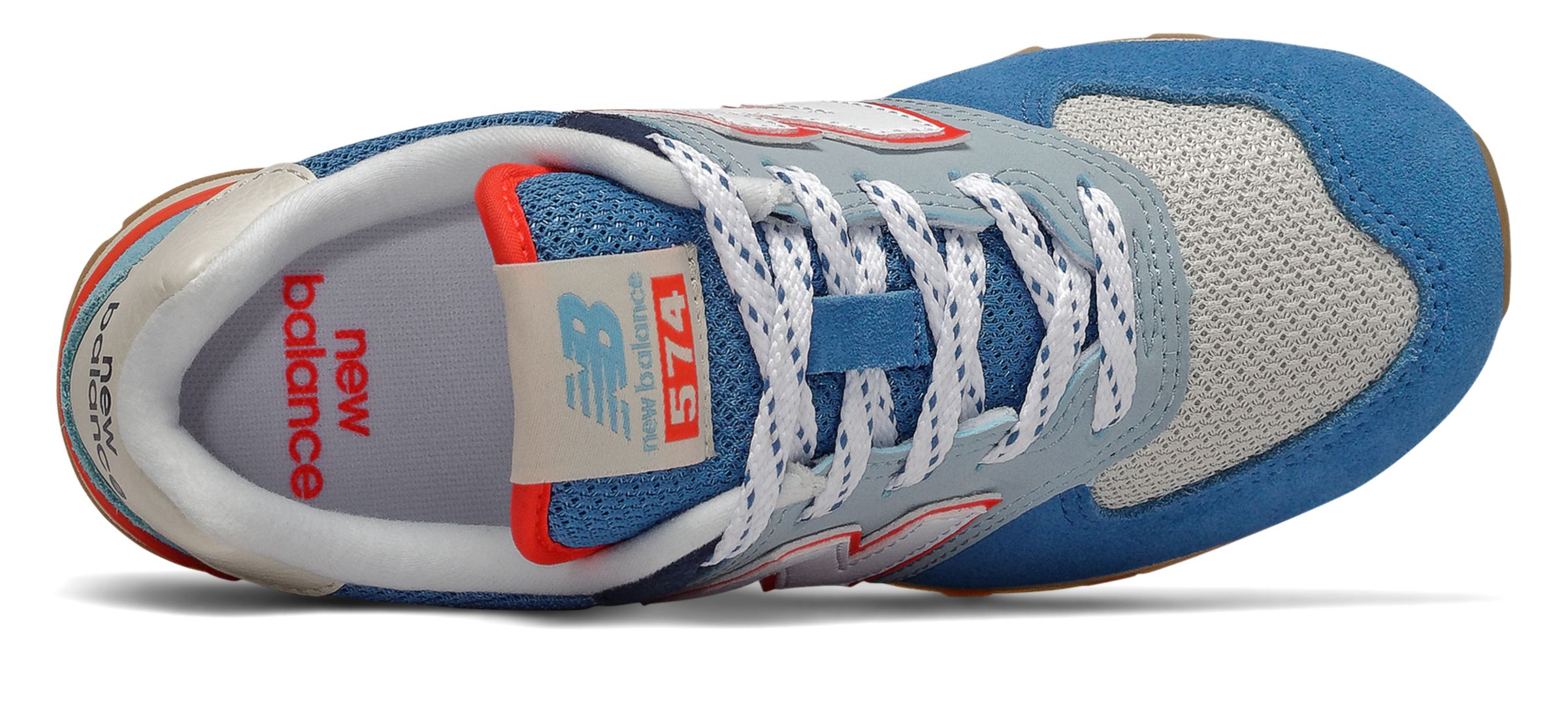 new balance 574 core plus mako blue