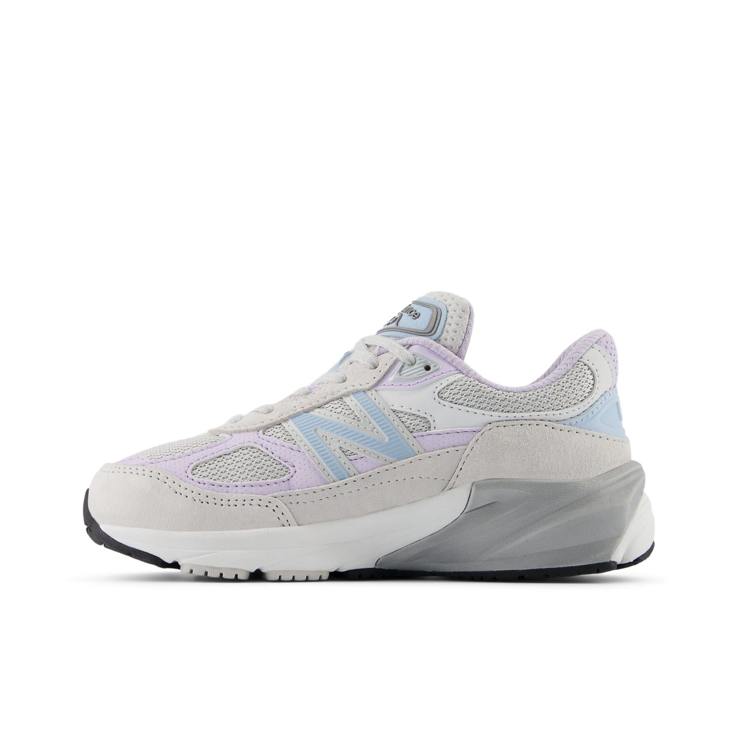 Детские кроссовки New Balance 990v6, цвет: Серый / Лавандовый — фото 2