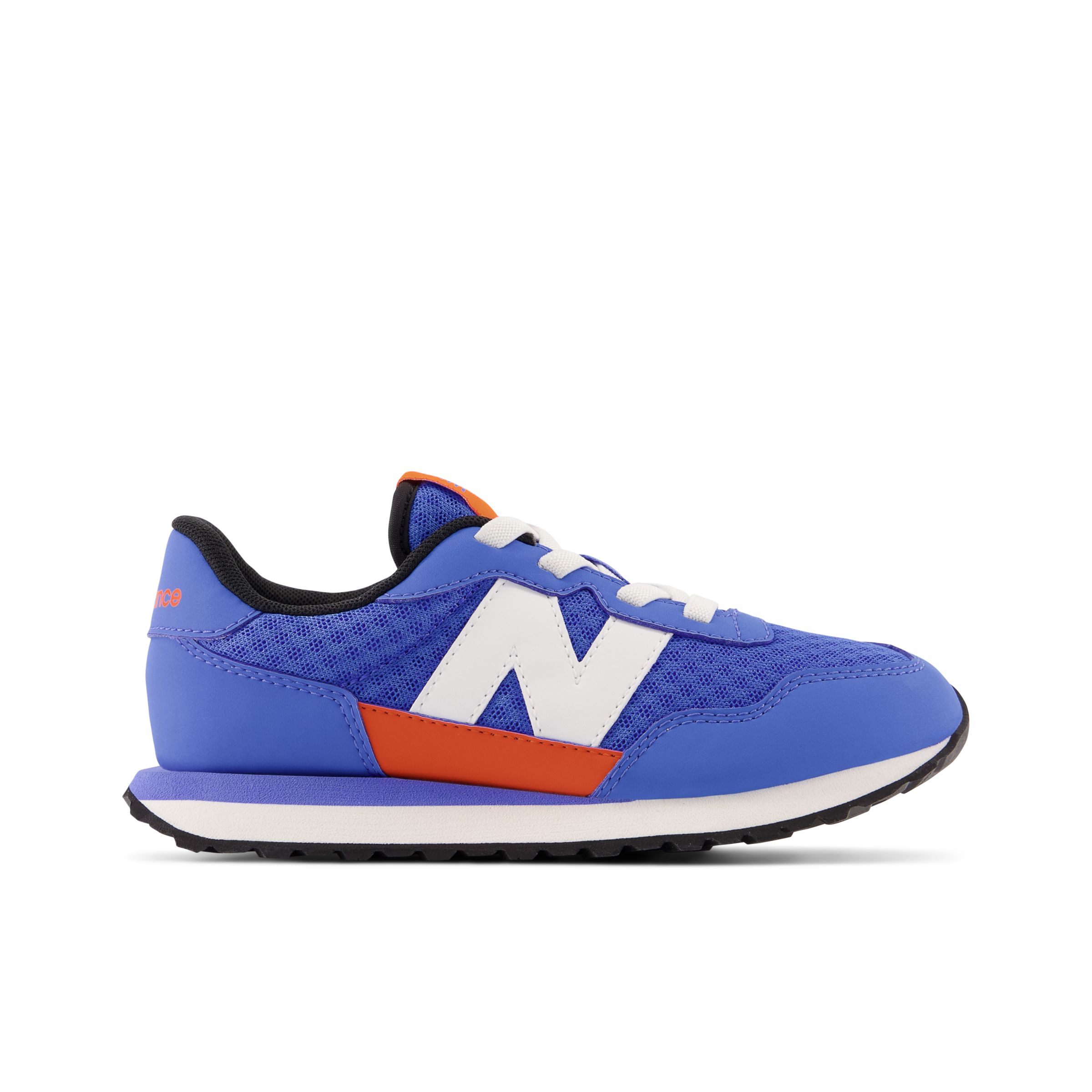 New Balance Crian?a 237 Bungee Lace in Azul, Synthetic, Tamanho 33.5