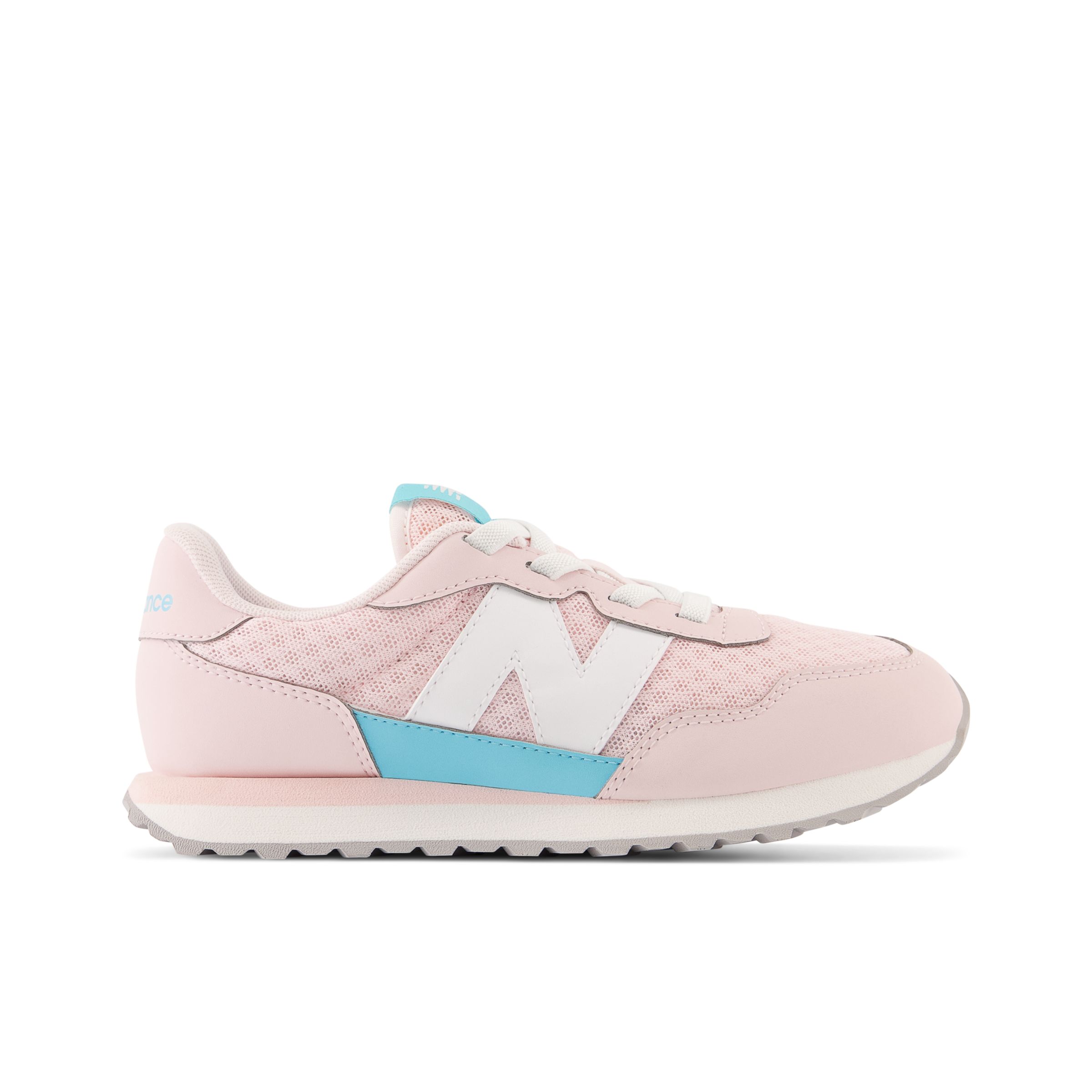 

New Balance Kids' 237 Bungee Lace Pink/White - Pink/White