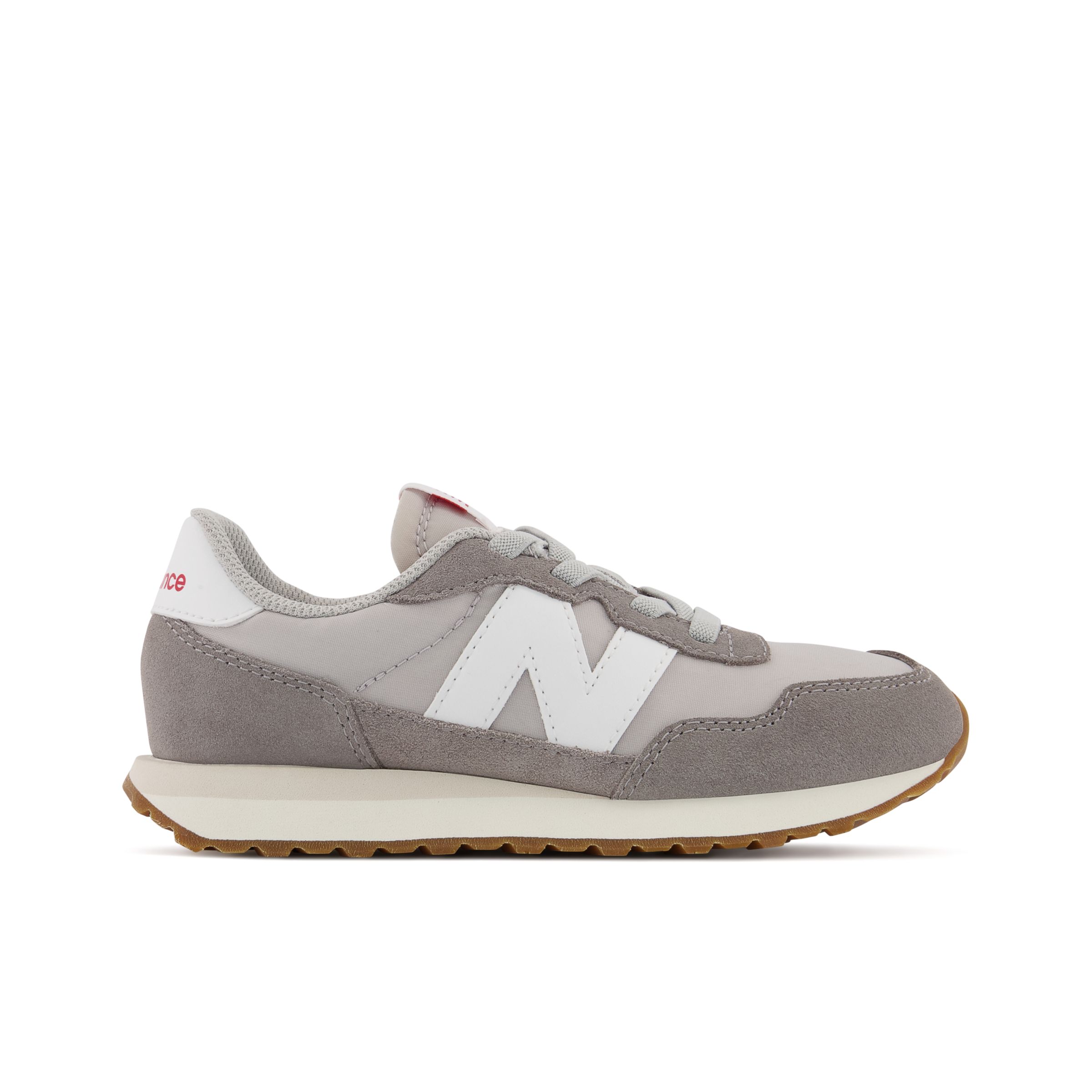 New Balance Kinder 237 Bungee in Grau/Beige, Synthetic, Größe 33