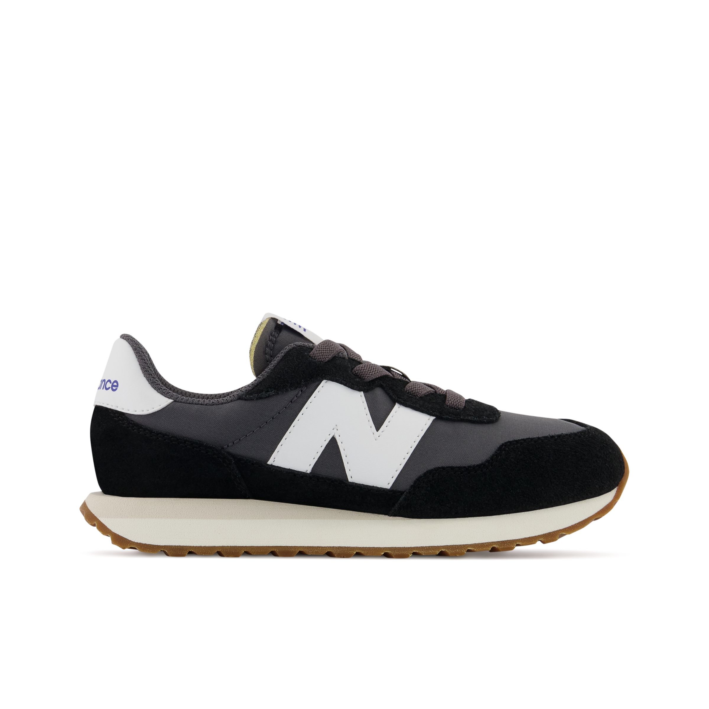 New Balance Kinder 237 Bungee in Schwarz/Beige, Synthetic, Größe 28