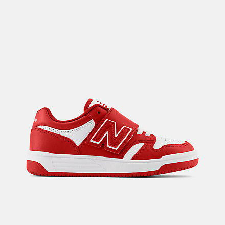New Balance 480 Bungee Lace with Top Strap, PHB480WR image number null