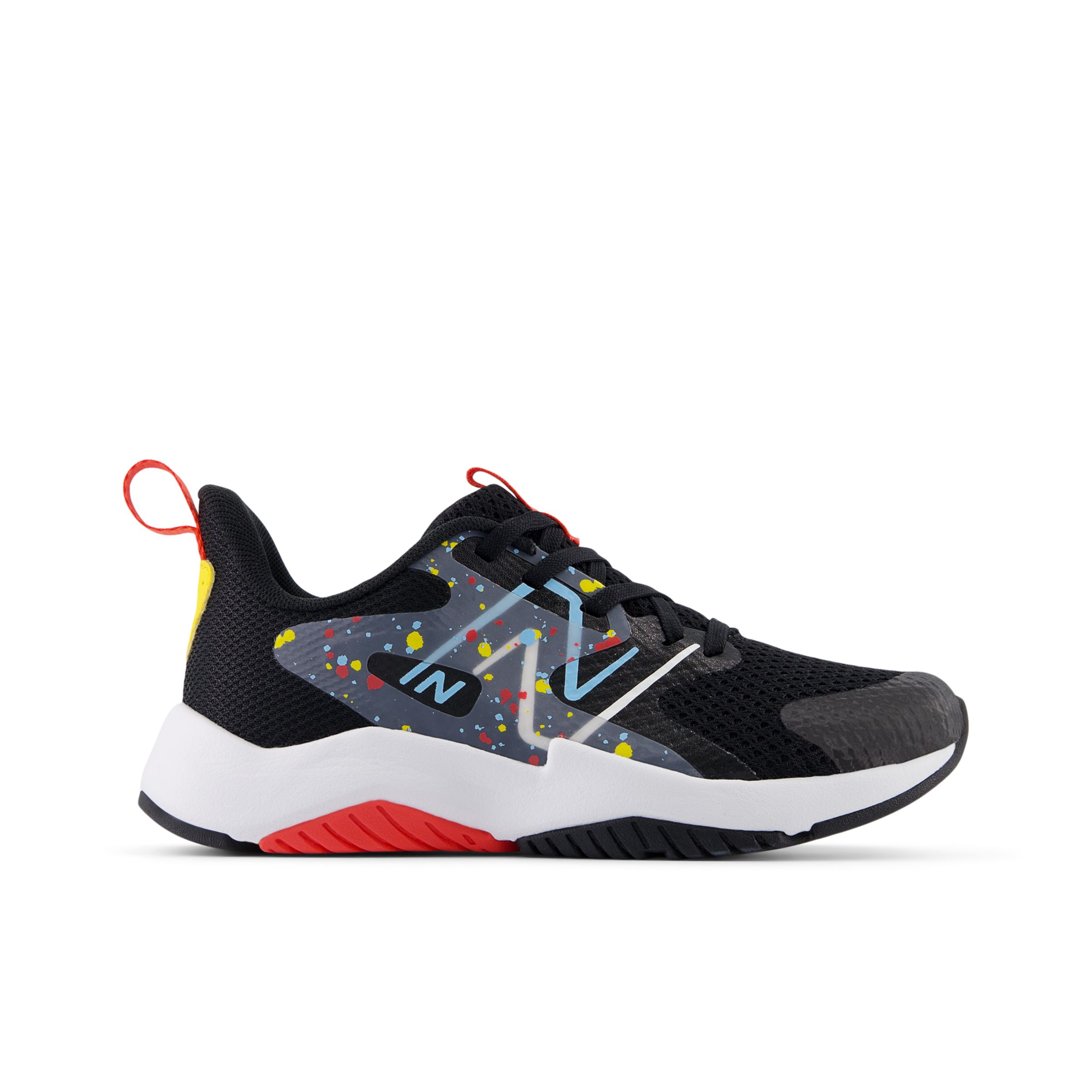 

New Balance Kids' Rave Run v2 Black/Red/Blue - Black/Red/Blue