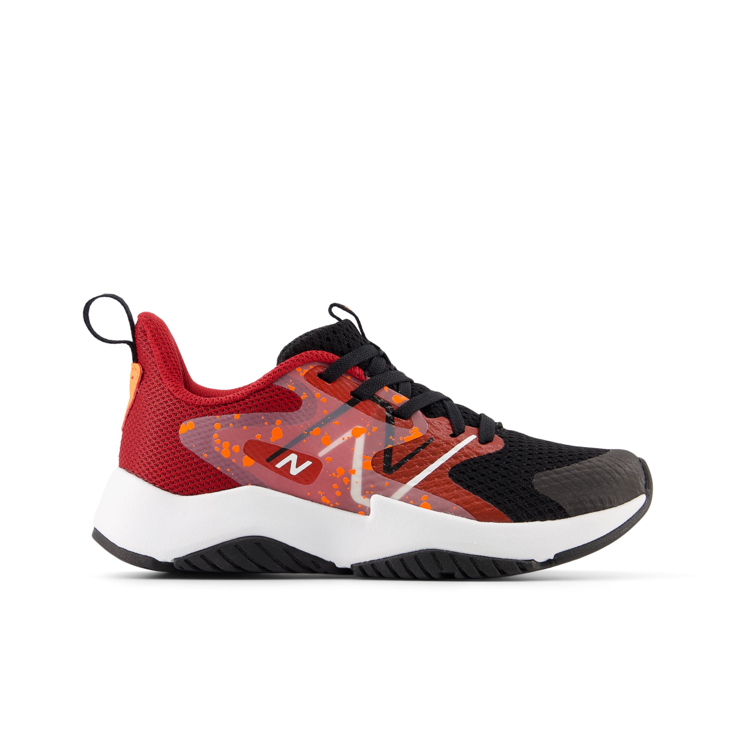 

New Balance Kids' Rave Run v2 Black/Red/Orange - Black/Red/Orange