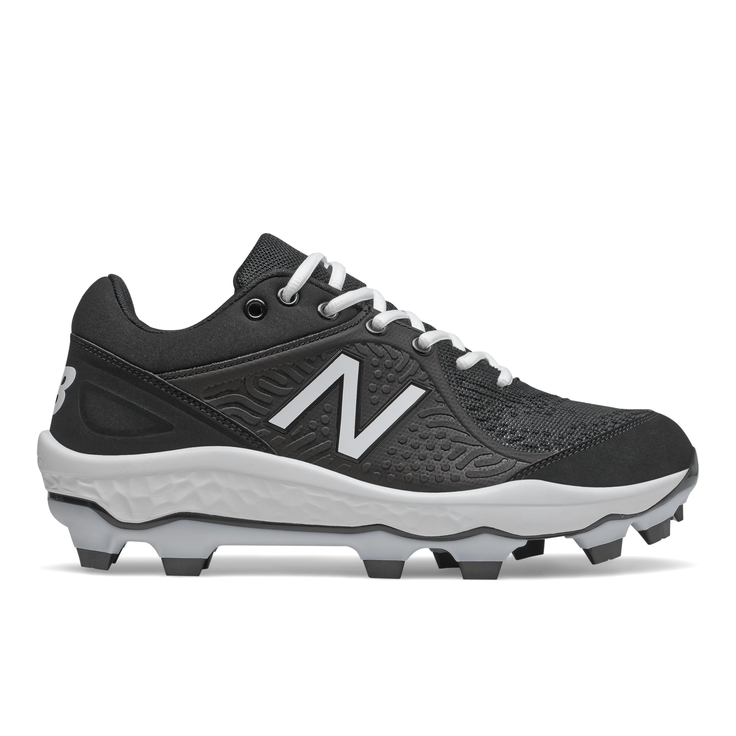 black baseball cleats