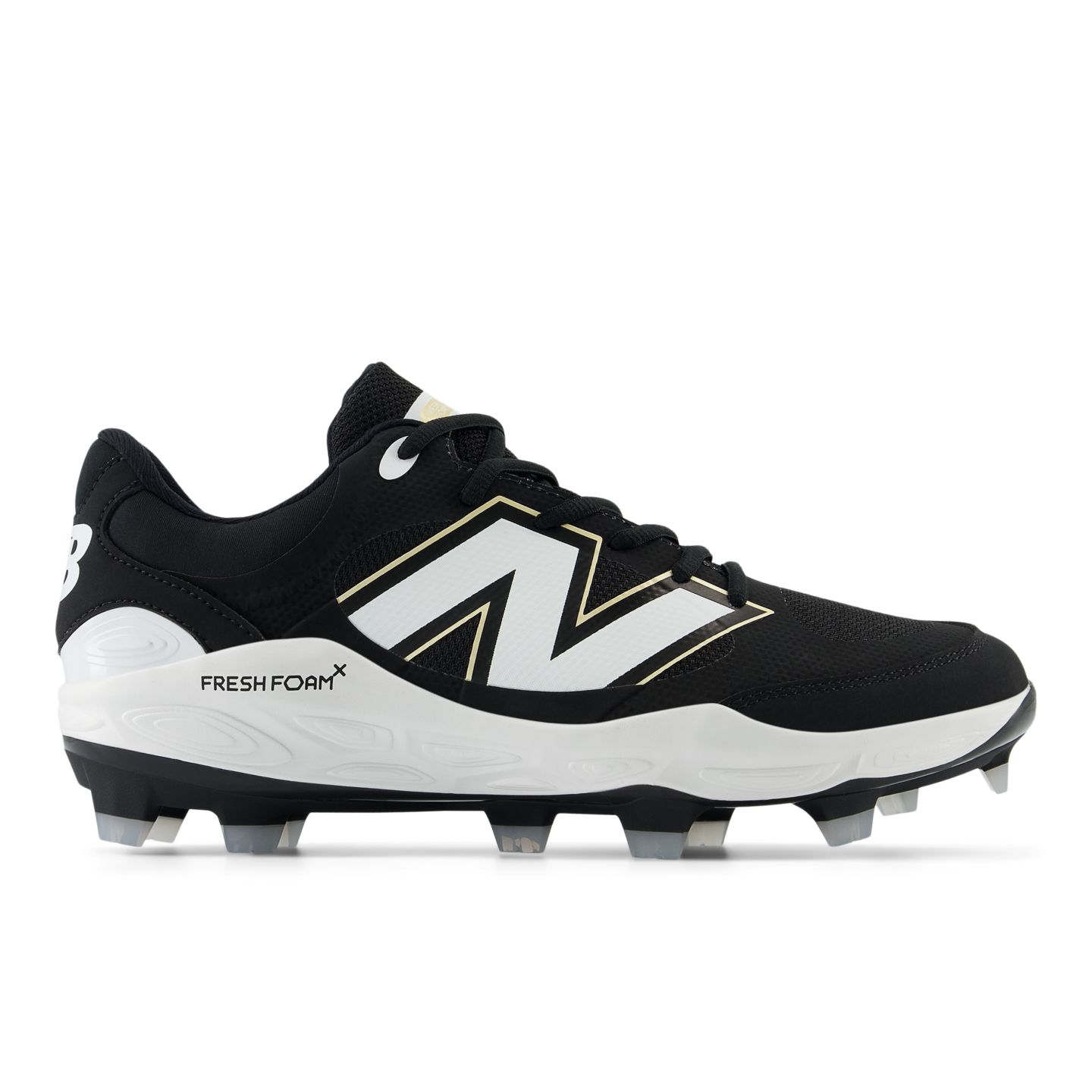 Мужские кроссовки New Balance Fresh Foam 3000v7 Molded, цвет: Чёрный / Белый — фото 1