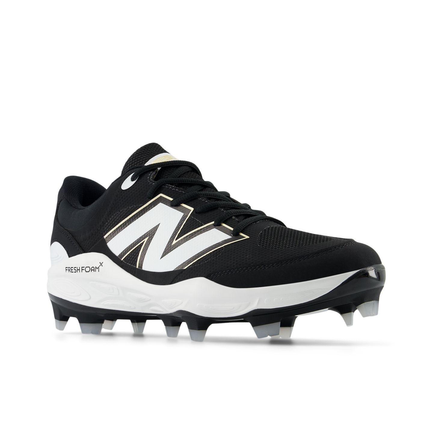 Мужские кроссовки New Balance Fresh Foam 3000v7 Molded, цвет: Чёрный / Белый — фото 4