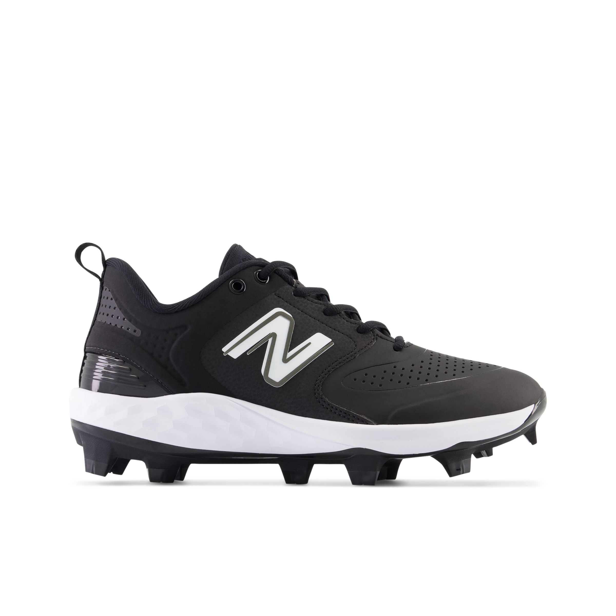 New Balance Youth 3000 V6 Rubber Molded Cleat Black / 2.5