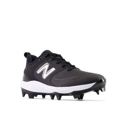 New Balance Youth 3000 V6 Rubber Molded Cleat Black / 2.5