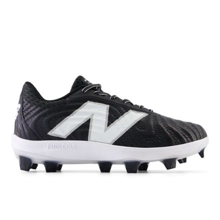 New balance metal outlet cleats white