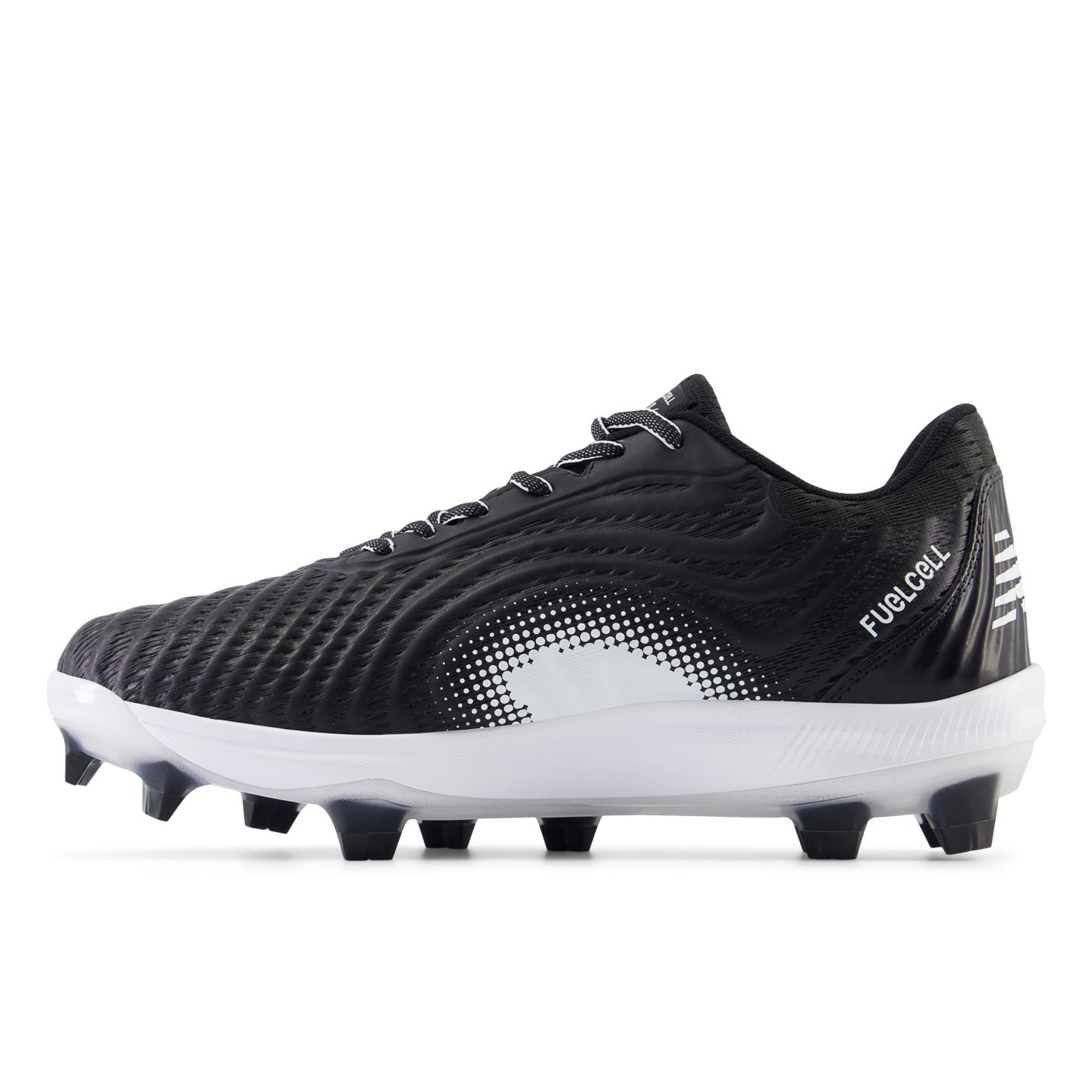 Мужские кроссовки New Balance FuelCell 4040v7 Molded, цвет: Чёрный / Белый — фото 3