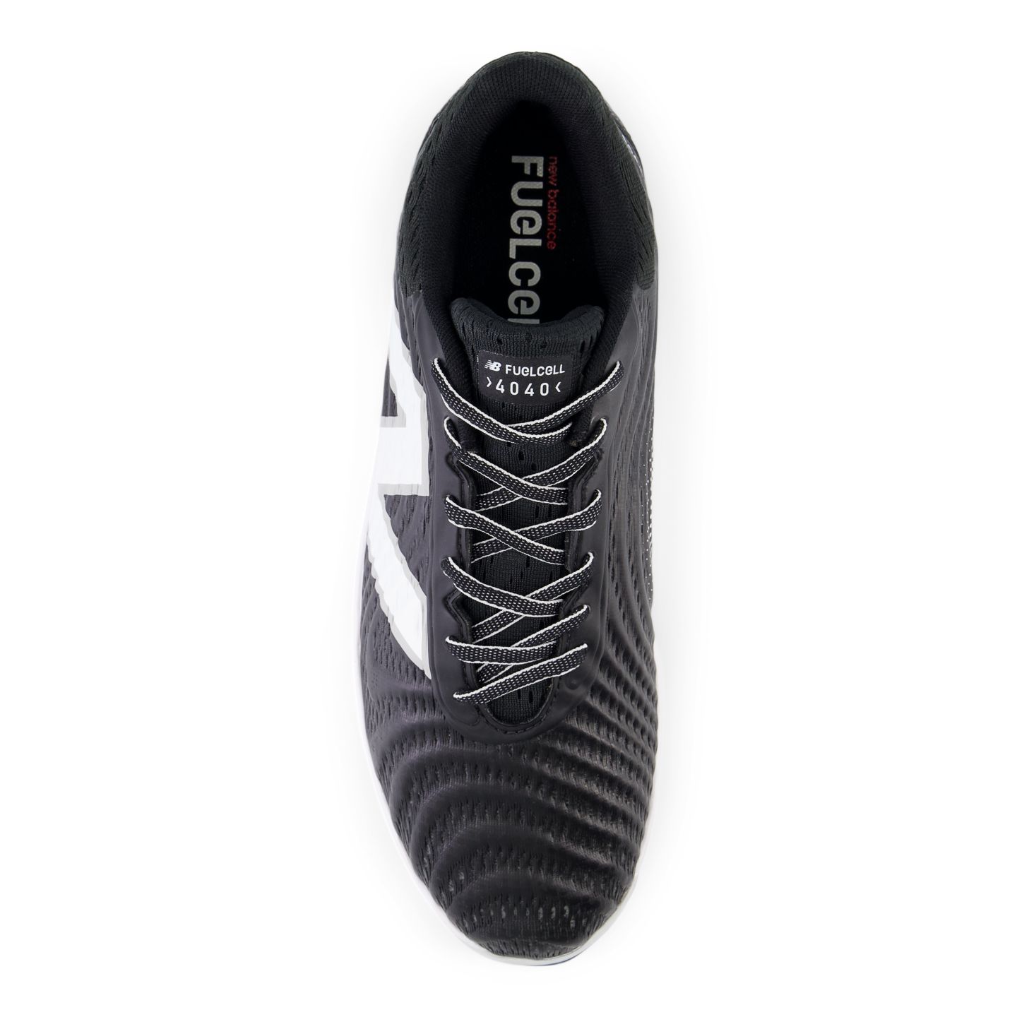 Мужские кроссовки New Balance FuelCell 4040v7 Molded, цвет: Чёрный / Белый — фото 4