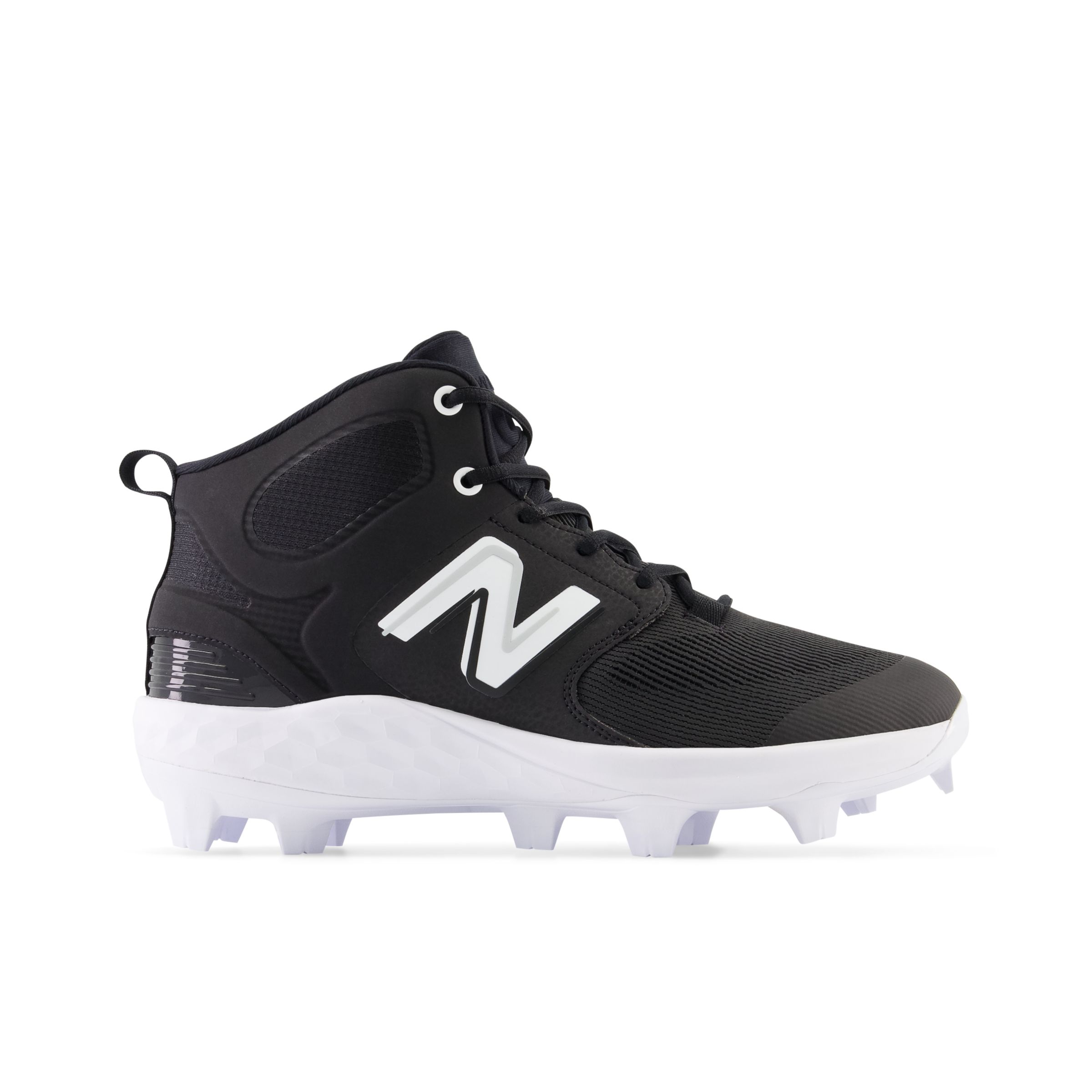 

New Balance Men's Fresh Foam 3000 v6 Mid-Molded Black/White - Black/White