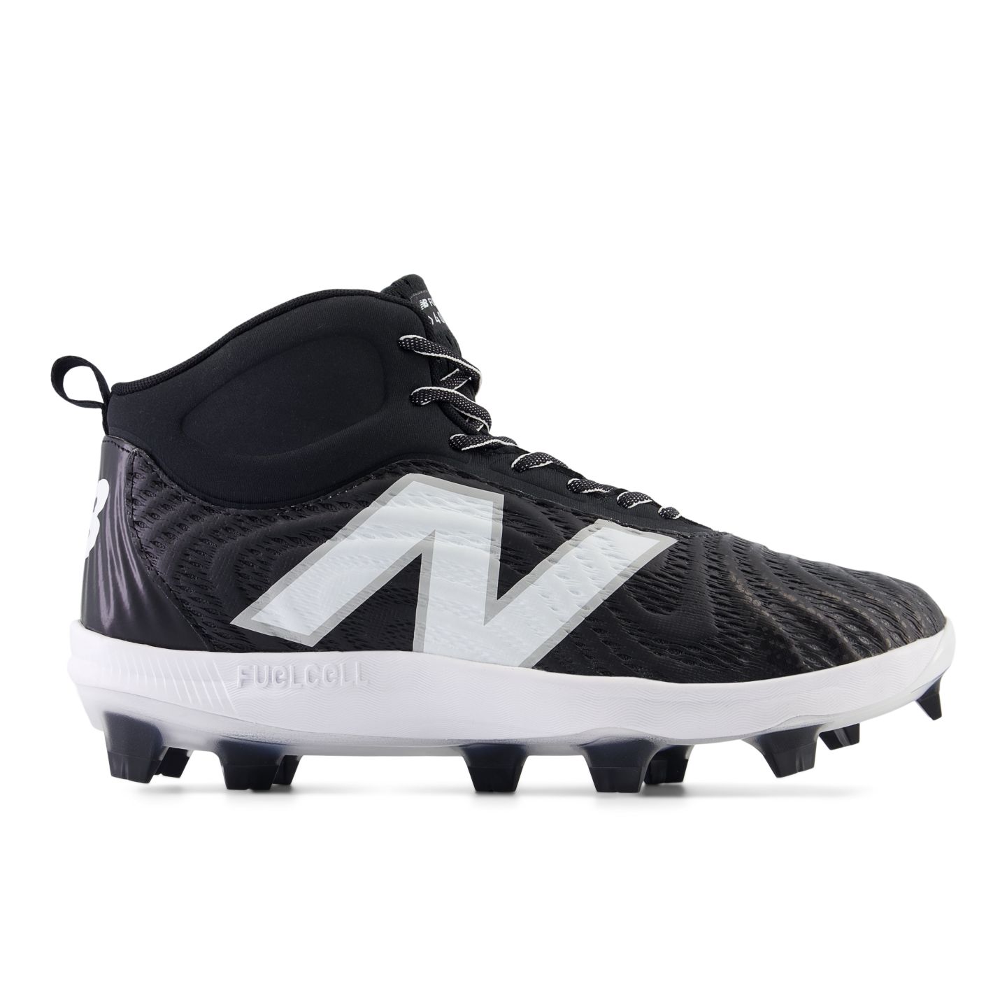 Мужские кроссовки New Balance FuelCell 4040v7 Mid-Molded, цвет: Чёрный / Белый — фото 1
