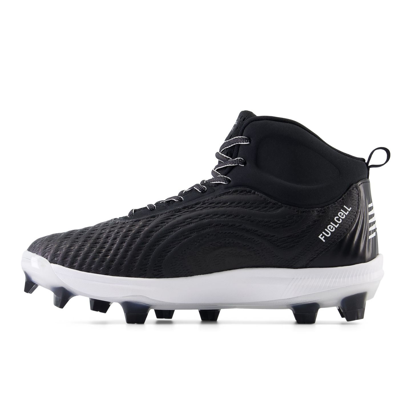 Мужские кроссовки New Balance FuelCell 4040v7 Mid-Molded, цвет: Чёрный / Белый — фото 3
