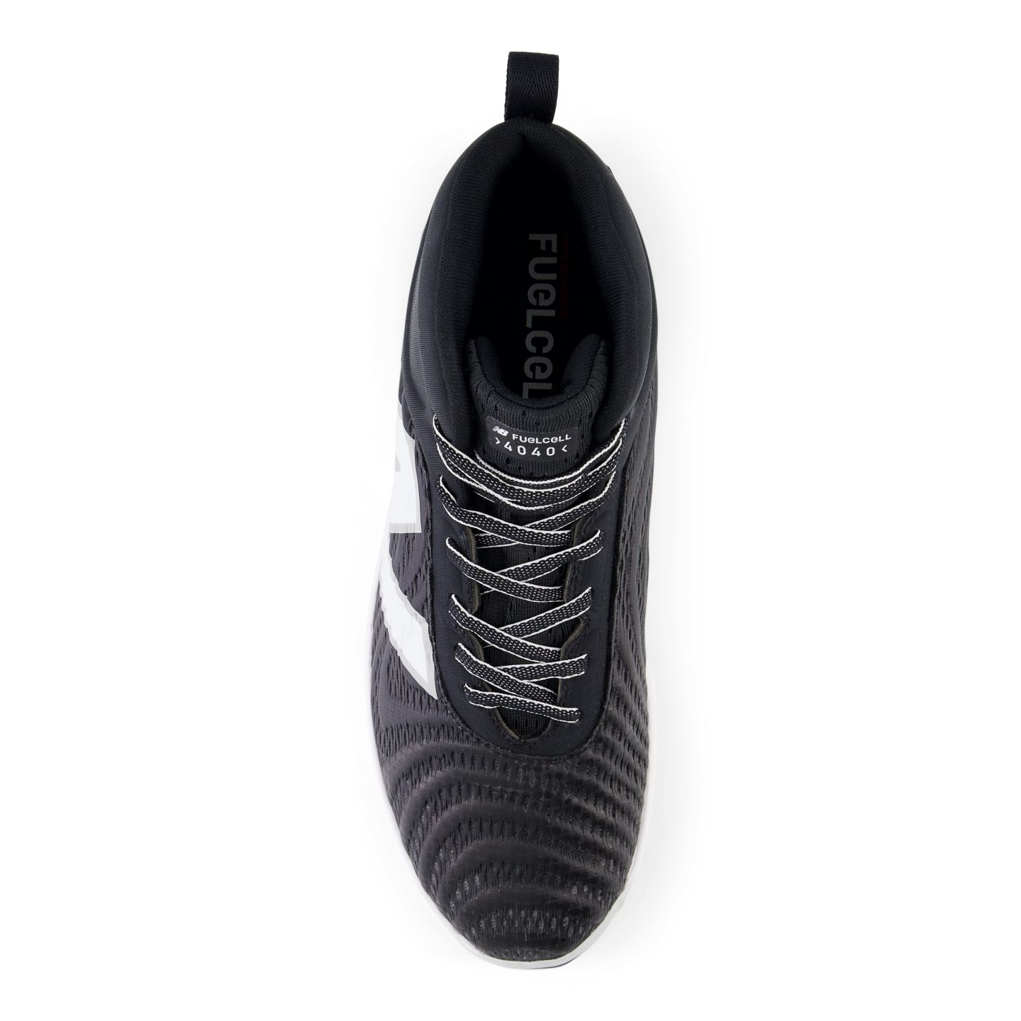 Мужские кроссовки New Balance FuelCell 4040v7 Mid-Molded, цвет: Чёрный / Белый — фото 4